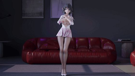 [3D/无修/CV] 小林大白 4月新作：阮梅 极品美腿御姐 黑丝连裤袜诱惑 罪袋激情舞啪 [1.2G/WY]-飞雪acg论坛