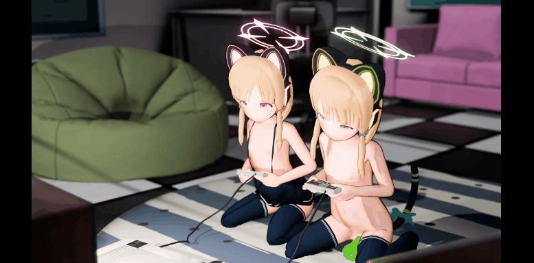 【MMD/3Dimm/纯啪】蔚蓝档案：家有萝莉才羽姐妹【161m/1080p百度】-飞雪acg论坛