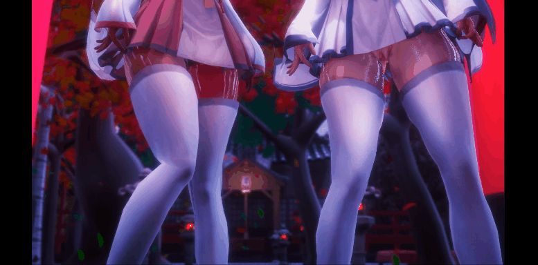 【MMD/mitsuboshiL/纯啪】阿库娅 芸芸-素晴：女神与神社性爱【194m/1080p百度】-飞雪acg论坛