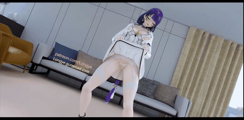 【MMD/Lyu ya/舞啪/补】圆shen：雷电将军脱衣舞啪【351m/1080p百度】-飞雪acg论坛